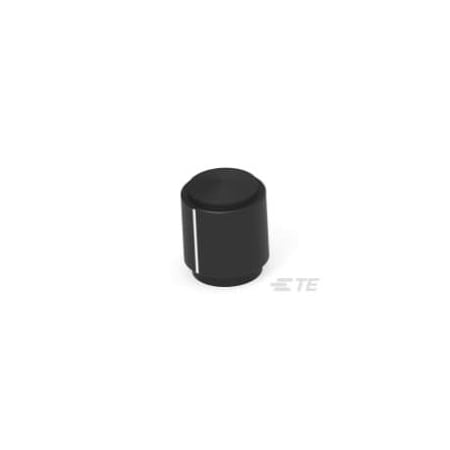 Te Connectivity KD500B1/8=KNOB BLK DIAMOND KNU 7-1437621-3